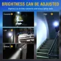 BORUiT V5 Mini LED EDC Flashlight TYPE-C Rechargeable Lamp Waterproof With Magnet UV Light Pocket Tiki Fishing Camping Lantern