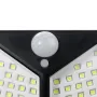 100 LED Sólarorka Vatnsheldur IP65 PIR Hreyfiskynjari Sól Ljós Úti Garður Lampi