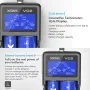 XTAR VC2 18650 Battery Charger Test Batteries Capacity Display USB Charger For 10400-26650 Li-Ion Battery 21700 18650 Charger