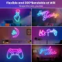5m 10m Smart Neon Strip RGB LED Neon Light Strip Kit IP67 Waterproof 24V 12W/M Ra92 Flexible LED Strip APP & Remote Control