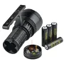 HAIKELITE HK08 60000LM 1340M Long Range Powerful LED Flashlight Type-C USB Rechargeable 4*21700 High Power Output Strong Camping Torch Light
