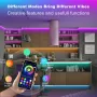 Kit Jalur LED RGB 5050 Kawalan Jauh Bluetooth 5V 30 LED/m Pelekat Lampu Jalur Boleh Potong Fleksibel IP20 untuk Hiasan Rumah 1m 2m 5m 10m