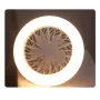 2-in-1 Three-speed Mode LED Fan Light LED Lamp Bead E27 Screw Fan Light Remote Control Wall Control Bedroom Light Fan Ceiling