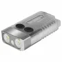 V10L Dual LED 1000LM Strong Light EDC Keychain Flashlight With UV Sidelight Type-C Rechargeable Waterproof Mini LED Torch Magnet Lantern UV Lamp