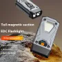 Bikight SD12 Çift Işık LED Anahtarlık El Feneri COB Yan Işık Çok Fonksiyonlu Klipsli Kafa Lambası Manyetik Bakım Işığı Açık Kamp Çadırı Işığı USB Şarj Edilebilir LED Çalışma Lambası