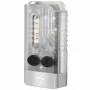 V10L Dual LED 1000LM Strong Light EDC Keychain Flashlight With UV Sidelight Type-C Rechargeable Waterproof Mini LED Torch Magnet Lantern UV Lamp
