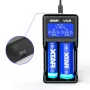 XTAR VC2 18650 Battery Charger Test Batteries Capacity Display USB Charger For 10400-26650 Li-Ion Battery 21700 18650 Charger