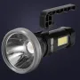 Strong Spotlight Flashlight With Telescopic Zoom USB Rechargeable Waterproof Camping Lantern, Emergency Work Light