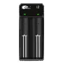 [US Direct] I2 Dual-Slot USB Charging Li-ion Battery Charger Quick Charging For Flashlight RC Toys Home Tools Batteries