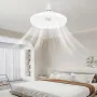 2-in-1 Three-speed Mode LED Fan Light LED Lamp Bead E27 Screw Fan Light Remote Control Wall Control Bedroom Light Fan Ceiling