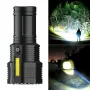 12LED Ultrabright Outdoor Home Portable LED Flashlight USB Charging Super Light Tactical Torch Emergency Bright Work Lamp Desk Light