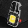 Mini COB LED zaklamp sleutelhanger verlichting schroevendraaier noodsleutel hamer draagbare sleutelhanger werklamp zaklamp buiten kamperen