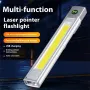 Penna luminosa multifunzione PPT, lampada da lavoro ad assorbimento magnetico ad alta luminosità, luce di manutenzione, luce di inondazione, luce laterale di ricarica di tipo C