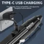 Bikight 4 LED-lichtbronnen, penvormige zaklamp, 365 nm + 395 nm + geel + wit, USB oplaadbaar, geld, huisdierurine, erts, kat, fluorescerende marker, controle, UV-licht, kampeerlamp, inspectielamp