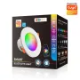 10W LED Smart Downlight RGB+CCT 16 Million Colors 2700K~6500K 800 Lumens Works With Alexa Voice Tuya Bluetooth APP Control