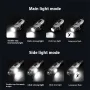 Bikight 1500 Lumens L-shape 21700 LED Flashlight 90° Swivel Emergency Magnetic Work Lamp 21700 Rechargeable Flash Light Outdoor Tactical Corner Light LED Torch