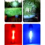 Multi Light Source 250LM Portable LED Flashlight with Side Light USB Rechargeable Strong Light Outdoor Portable LED Torch Maintenance Light for Camping Outdoors Home Emergency