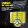 Solar Light Outdoor 3 Working Mode Motion Sensor Solar Remote Control LED Garden Wall Lamp Outdoor Light IP65 Waterproof