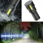 12LED Ultrabright Outdoor Home Portable LED Flashlight USB Charging Super Light Tactical Torch Emergency Bright Work Lamp Desk Light