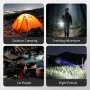 WARSUN Rechargeable Flashlight 1900 Lumens 5500 Mah Super Bright Magnet Flash Light Powerful Handheld LED Portable Waterproof Flashlight