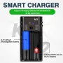 [USA Direct] K2 Dual-Slot Universal with USB Port Battery Charger Flashlight RC Toys Home Tools Rechargeable Battery Charger