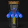 5LED Portable Flashlight Rechargeable Torch COB Side Light 4 Lighting Modes Camping Adventure Spotlight With Power Display