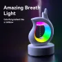 Anti Gravity Air Humidifier With BT Wireless Speaker And Colorful Ambient Light For Home Using
