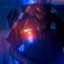 Bikight LED Red Blue Caution Emergency Police Clip Light USB Rechargeable Shoulder Flashing Warning Safety Torch Bicycle Tail Lamp