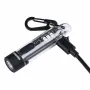 NEXTORCH K40 700lm Mini Tamanho Brilhante EDC LED Chaveiro Lanterna Com UV Vermelho Azul RBG Luz Lateral Clip-on Mini Bolso Luz Tipo C Recarregável Chaveiro Mini Lanterna De Emergência Para Acampamento Ao Ar Livre