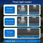 Outdoor Solar Pathway Waterproof Clip-on Outdoor Camping Light Motion Sensor Lamp Fence Deck Tent Garage Solar Garden Light