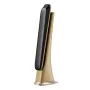 Portable Foldable Desk Lamp Wood Texture LED Table Lamp With Rechargeable Built-In 1800mah Battery LCD Display