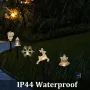 Solar Christmas Stake Light Outdoor Solar Garden Light Solar Landscape Pathway Light For Lawn Patio Yard Waterproof