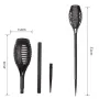 12LED/33LED Solar Garden Light Outdoor Waterproof Flickering Flame Torches Lawn Lamp for Garden Decoration Pathway