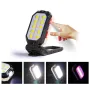 Bikight® USB Rechargeable COB Work Light Portable LED Flashlight Adjustable Waterproof Camping Lantern Magnet Design with Power Display