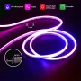 5m 10m Smart Neon Strip RGB LED Neon Light Strip Kit IP67 Waterproof 24V 12W/M Ra92 Flexible LED Strip APP & Remote Control