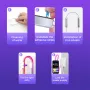 1m/2m/3m/5m Neon LED Strip RGB + IC Neon LED Strip 12V IP65 Waterproof Neon Light Strip DIY Flexible LED Strip with Remote Control Silicone Light Strip for Indoor
