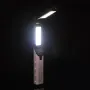 Torcia elettrica portatile a LED COB, ricaricabile tramite USB, lampada da lavoro magnetica, lampada a sospensione con batteria integrata, torcia da campeggio