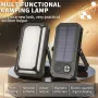 Bikight XY-008 10000mAh Solar Rechargeable CBO Camping Light Portable Outdoor Camp Emergency Light Type-C Powerful Work Lamp