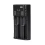 [USA Direct] K2 Dual-Slot Universal with USB Port Battery Charger Flashlight RC Toys Home Tools Rechargeable Battery Charger