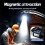 Bikight COB+SMD LED Super Bright Flashlight USB Charging Portable Camping Lantern Power Display Mini Emergency Lantern for Night Running