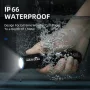 WARSUN Rechargeable Flashlight 1900 Lumens 5500 Mah Super Bright Magnet Flash Light Powerful Handheld LED Portable Waterproof Flashlight