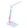 Foldable Multifunction LED Gaming Desk Lamp Dimmable Reading Light with RGB Ambient Light & Wireless Charger