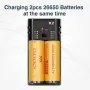 [USA Direct] K2 Dual-Slot Universal with USB Port Battery Charger Flashlight RC Toys Home Tools Rechargeable Battery Charger