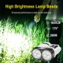SEEKNITE U6 1600LM Mini Size High Lumen LED Keychain Flashlights U6 Super Bright Aluminum Alloy Housing Emergency Light IP68 Waterproof for Camping Hiking Lamp