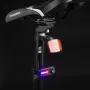 Bikight LED Red Blue Caution Emergency Police Clip Light USB Rechargeable Shoulder Flashing Warning Safety Torch Bicycle Tail Lamp