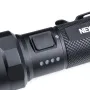 Torcia tattica professionale NEXTORCH P91 da 5000 lumen con potente batteria 21700, 4 LED ad alta luminosità, torcia LED ricaricabile, sistema di controllo della temperatura integrato per avventure di campeggio all'aperto