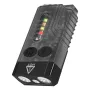 V10L Dual LED 1000LM Strong Light EDC Keychain Flashlight With UV Sidelight Type-C Rechargeable Waterproof Mini LED Torch Magnet Lantern UV Lamp