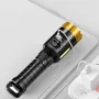 BIKIGHT 885 LED+COB 500m Long Range Strong ABS Housing Flashlight With COB Side Light Type-C USB Rechargeable Portable LED Torch Lamp Powerful Spotlight