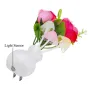 Romantic Flower Mushroom LED Night Light Sensor Baby Bed Lamp Decor US Plug