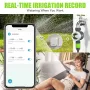 Rainpoint Sprinkler Timer WIFI / bluetooth Smart Water Timer Remote Control Wireless Hose Faucet Timer for Garden Irrigation System Controller Irrigation Timer Automatic Watering Device